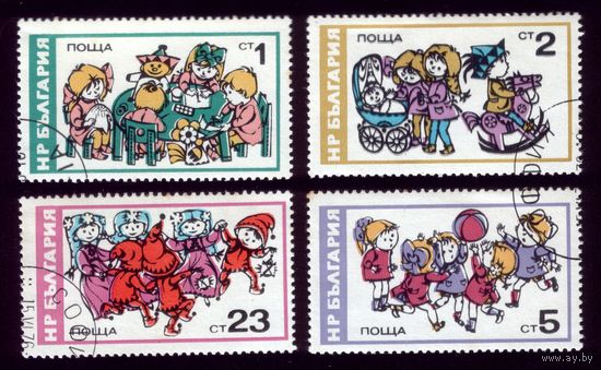 4 марки 1976 год Болгария 2487-2490