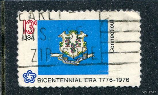 США. Флаг штата Коннектикут