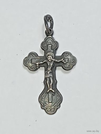 Крестик серебро  925 проба .