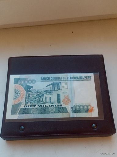 ПЕРУ 10000 инти 1988 год