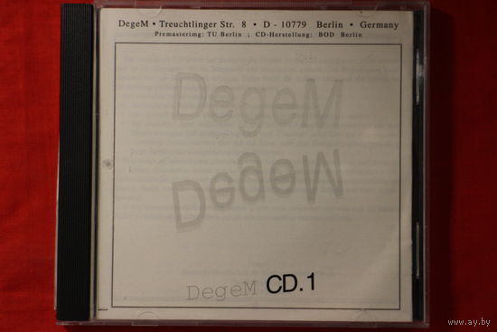 Various - ... Stimmen... Klange: DEGEM CD 1 (1995, CD)