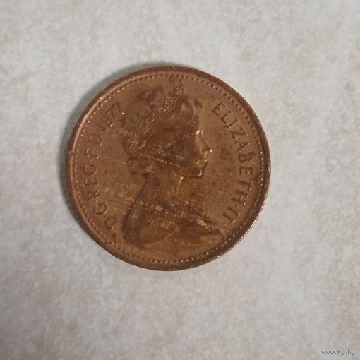 1 пенни 1977 Великобритания