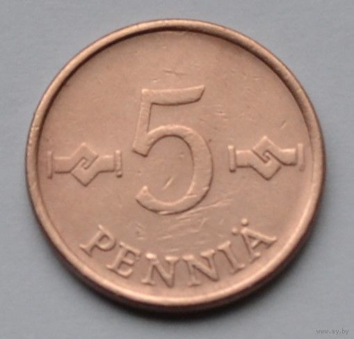 Финляндия, 5 пенни 1963 г.