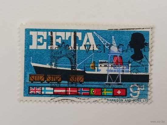 Великобритания 1967. Флаги стран-членов ЕАСТ
