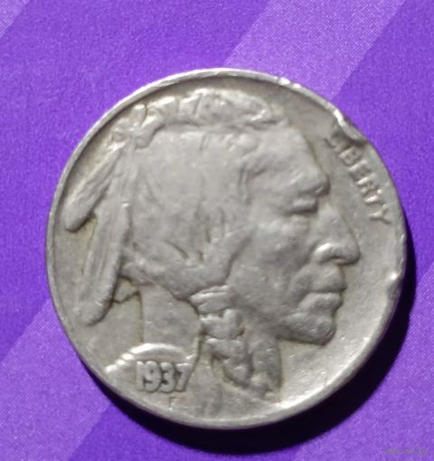 5 центов 1937   США