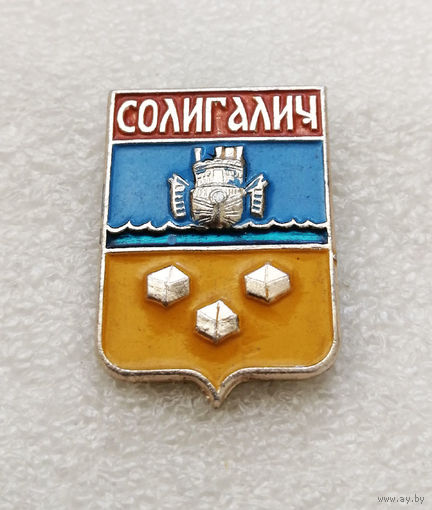 Солигалич. Гербы городов. Города России. Герб. Геральдика #1610-CP27