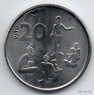 РЕСПУБЛИКА ВАНУАТУ. 20 ВАТУ 2015.