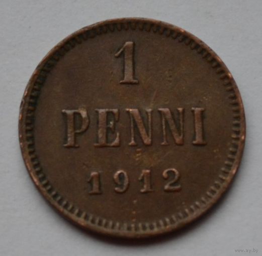 Финляндия, 1 пенни 1912 г.