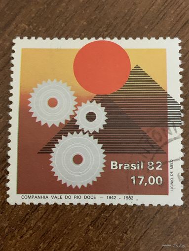 Бразилия 1982. 40 годовщина Vale do Rio Doce Company. Полная серия