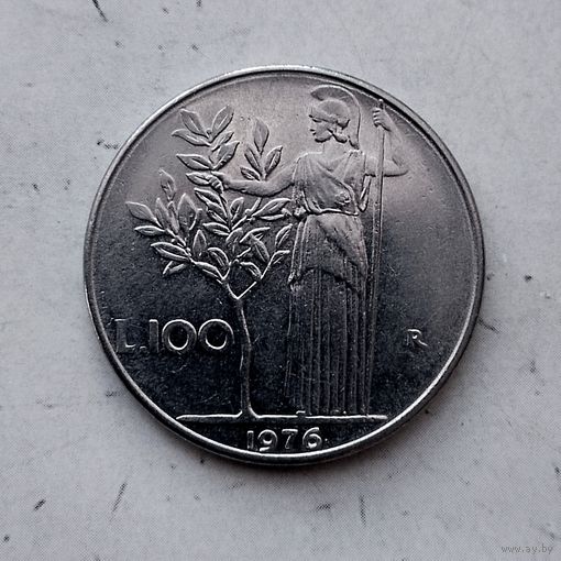 100 лир 1976 года Италия. Итальянская Республика.