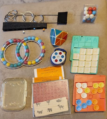 Набор головоломок СССР.9шт.