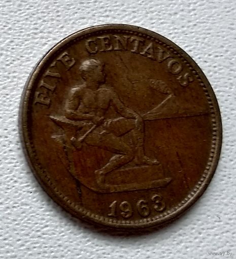 Филиппины 5 сентаво, 1963 6-2-30