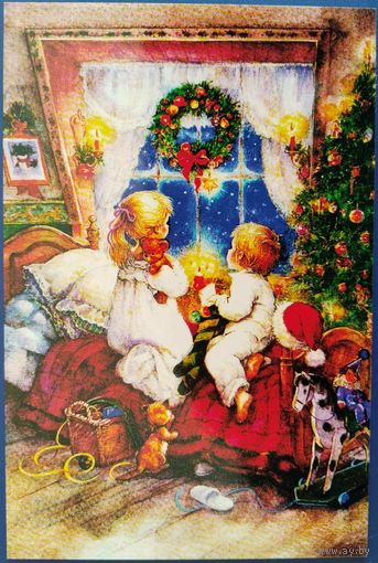 Новогодняя открытка. Лизи Мартин. Россия. 2018 г.