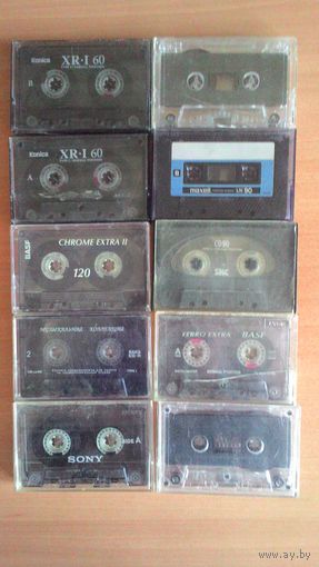 Сборный лот кассет. 33 штуки.
