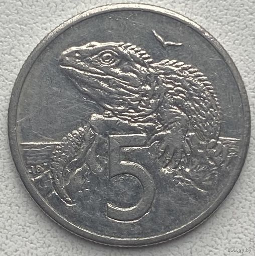 Новая Зеландия 5 центов 1989 г.