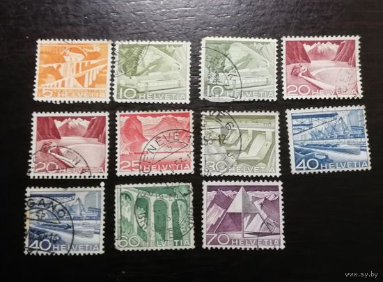 Швейцария 1949 Природа и техника