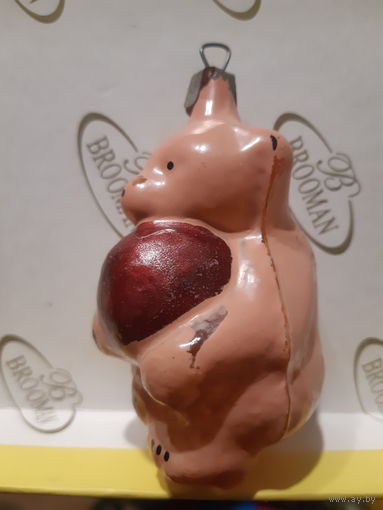 Елочная игрушка Мигка с мячиком