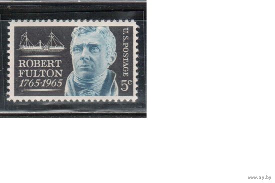 США-1965, (Мих.886),  **   , Личности, Корабль (одиночка)