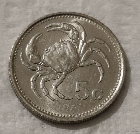 Мальта 5 центов, 1986 (14-12-43)