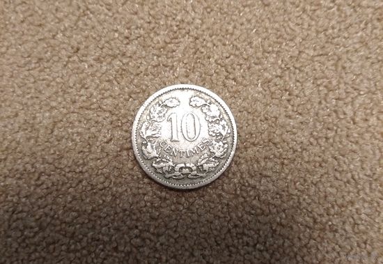 Люксембург 10 сантимов 1901