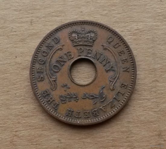 Британская Нигерия, 1 пенни 1959 г., Елизавета II (1952-2022)