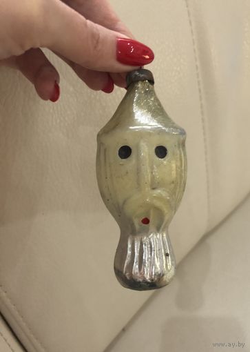 Елочная игрушка Дровосек СССР