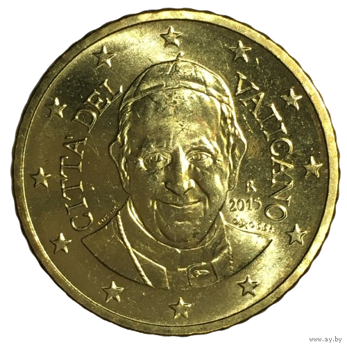 Ватикан 50 евроцентов, 2015 [UNC]