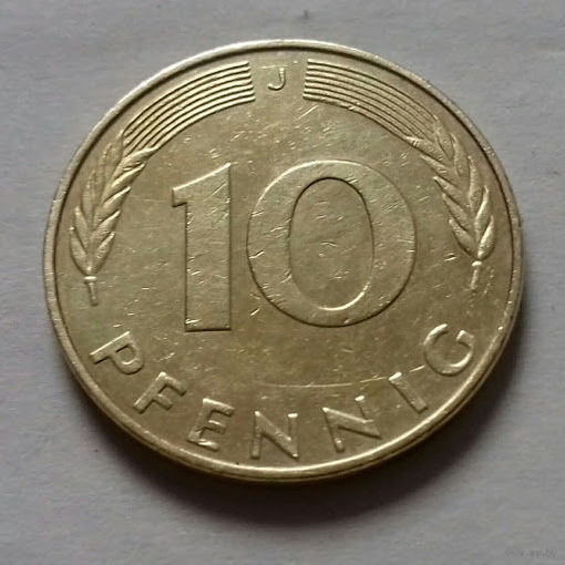 10 пфеннигов, Германия 1991 J