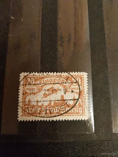 1923 Данциг Мих 118 оценка 35 евро авиация самолёт (4-9)