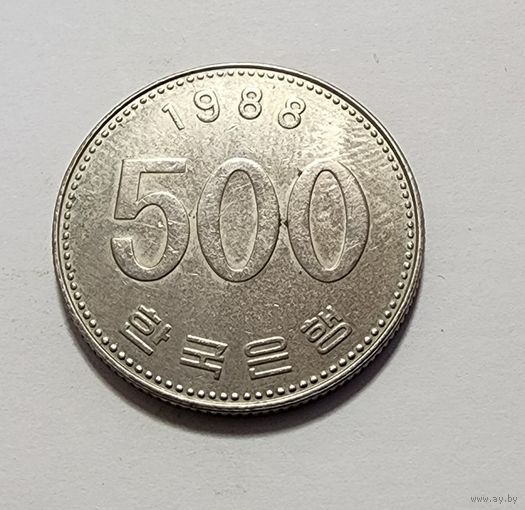 Южная Корея 500 вон, 1988