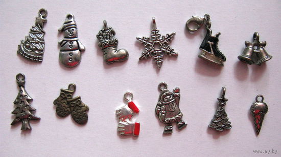 Фурнитура для бижутерии  новогодняя (остатки)