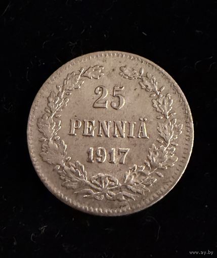 25 пенни 1917г. Николай 2