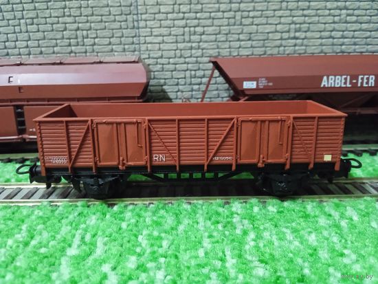 Полувагон грузовой  2-х осный (кор) "ELECTROTREN" Испания б/у 1/87 HO