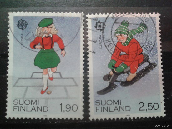 Финляндия 1989 Европа, детские игры Полная серия