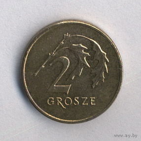 Польша, 2 гроша 2008 г.