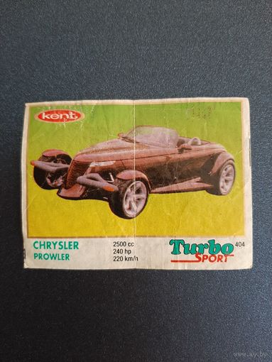 Вкладыш TURBO SPORT, ТУРБО СПОРТ мята. Состояние. В коллекцию.