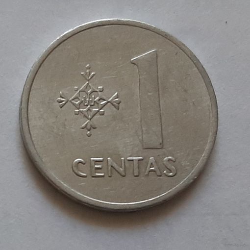 1 цент 1991 г. Литва