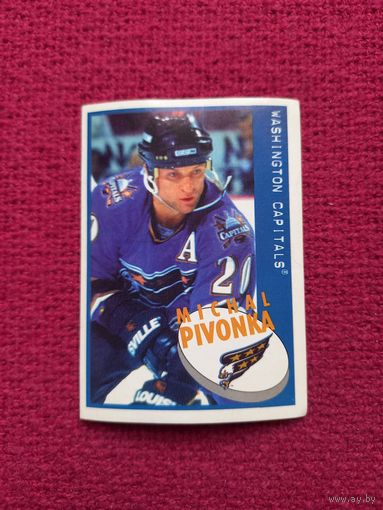Наклейка НХЛ хоккей 97-98 номер 111 / NHL Hockey 97-98 111