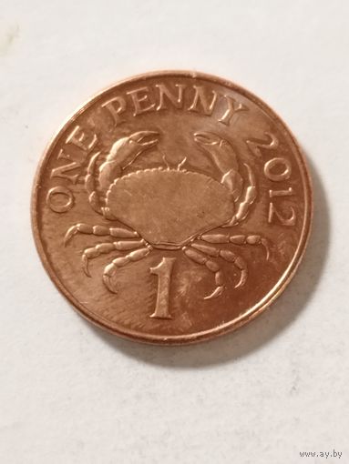 Гернси 1 пенни 2012