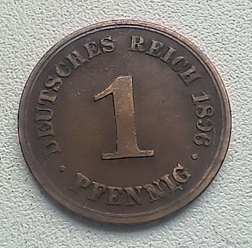 Германия 1 пфенниг, 1896 А  2-12-48