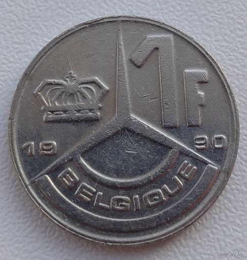 Бельгия 1 франк 1990 Belgique. Возможен обмен