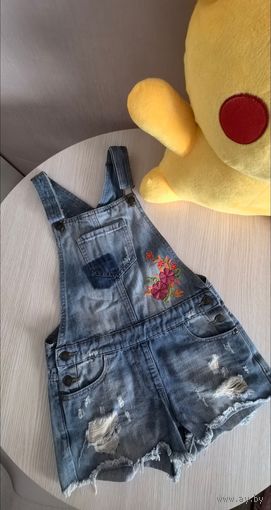 Джинсовый комбинезон ("песочник")