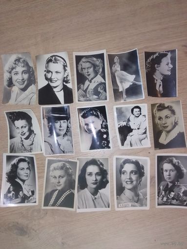 Открытки советских актеров
