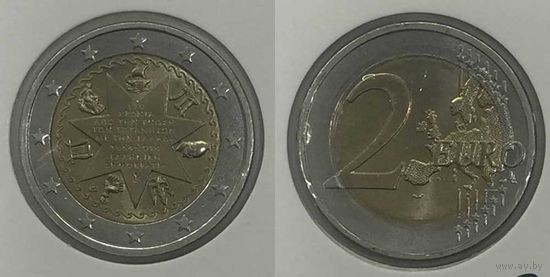 2 евро 2014 Греция "150-летие союза Ионических островов с Грецией" UNC
