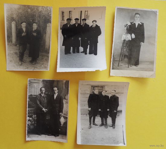 Фото "Мужские портреты", 1950-е гг. Цена за единицу