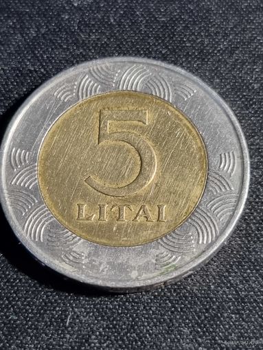 Литва 5 лит 1998