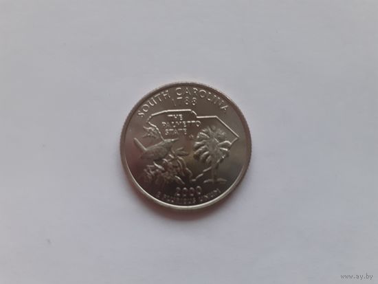 США квотер 2000 штат Южная Каролина