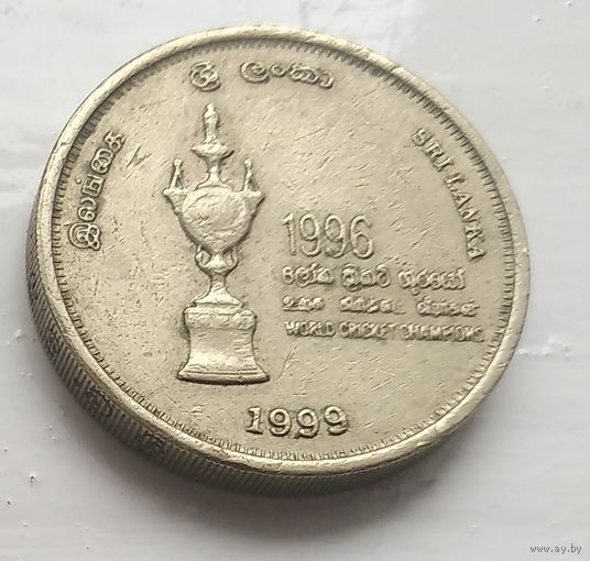 Шри-Ланка 5 рупий, 1999 Чемпионат Мира по крикету 4-5-3