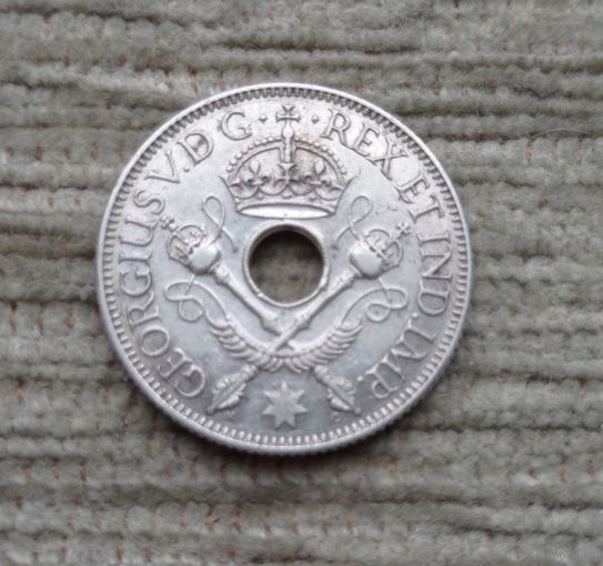 Werty71 Британская Папуа Новая Гвинея 1 шиллинг 1935 Серебро