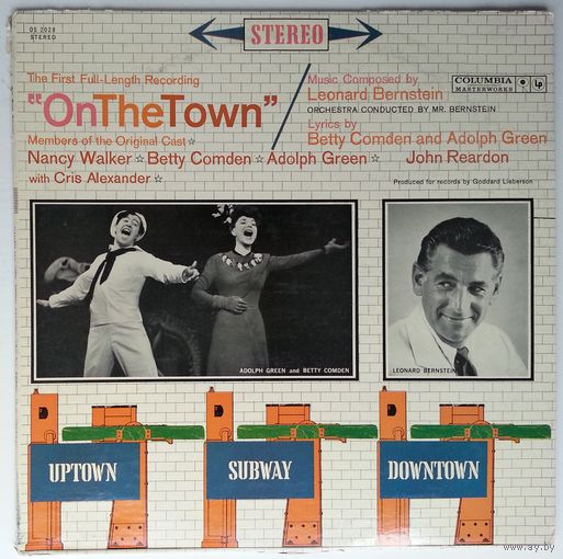 LP Leonard Bernstein, Betty Comden, Adolph Green – On The Town (1961) Stage & Screen